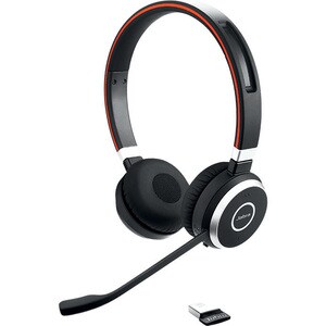 Jabra EVOLVE 65 MS 无线 头戴式 立体声 耳机 - 双声道 - 上耳式 - 3000 cm - 蓝牙 - 150 Hz 到 7 kHz - 降噪