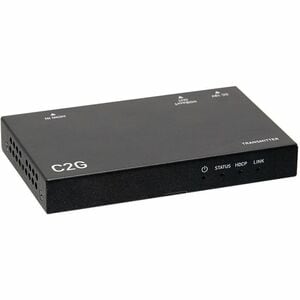 C2G 4K HDMI HDBaseT Extender over Cat Transmitter to Box Receiver - 1 Input Device - 1 Output Device - 230 ft Range - 2 x 