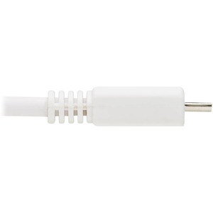 Eaton Tripp Lite Series Safe-IT USB 2.0 A to Micro-B Antibacterial Cable (M/M), White, 3 ft. (0.91 m) - 3 ft Micro-USB/USB
