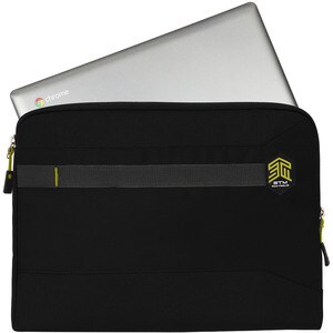 STM Goods Summary Carrying Case (Sleeve) for 38.1 cm (15") Notebook - Black - Dirt Resistant Exterior, Moisture Resistant 