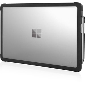 STM Goods Dux Case for Microsoft Notebook, Stylus - Transparent, Black - Thermoplastic Polyurethane (TPU)