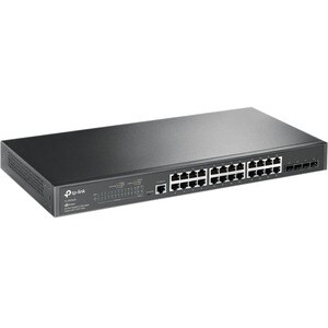 TP-Link JetStream TL-SG3428 24 Anschlüsse Verwaltbar Ethernet-Switch - 2 Unterstützte Netzwerkschicht - Modular - 4 SFP-St