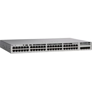 Cisco Catalyst 9200L48-port Partial PoE+ 4x1G Uplink Switch, Network Essentials - 48 Ports - Manageable - 3 Layer Supporte