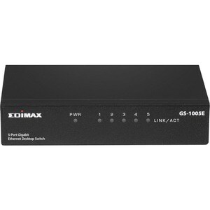 Switch Ethernet Edimax GS-1005E 5 Porte - 2 Layer supportato - 2,40 W Consumo energetico - Coppia incrociata - Desktop, Pa