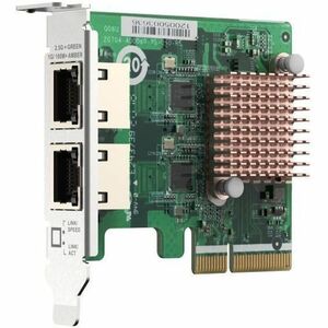 QNAP 2,5-Gigabit-Ethernet-Karte für NAS-Speichergerät, Server, PC - 2.5GBase-T - Plug-in-Karte - PCI Express 2.0 x2 - 2,50
