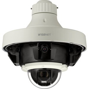 Wisenet PNM-9321VQP 5 Megapixel HD Network Camera - Ivory - H.265, H.264, MJPEG - 2560 x 1920 - 4.44 mm Fixed Lens - 32x O