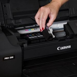 Canon PIXMA Pro 200 - Desktop Kabellos Tintenstrahldrucker - Farbe - 4800 x 2400 dpi Druckauflösung - 101 Blätter Kapazitä