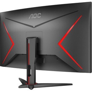 AOC CQ32G2SE 32" Class WQHD Curved Screen Gaming LCD Monitor - 16:9 - Black Red - 80 cm (31.5") Viewable - Vertical Alignm