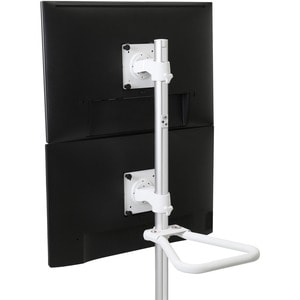 Ergotron Cart Mount for Tablet, Monitor, Camera - White - 24" Screen Support - 13 lb Load Capacity