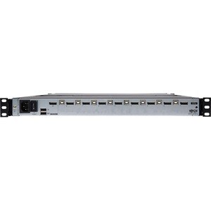 Tripp Lite by Eaton NetDirector 8-Port DisplayPort KVM Switch Console with 17 in. LCD, IP Remote Access, Dual Rail, 1U Rac