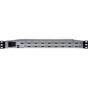 Tripp Lite by Eaton NetDirector 16-Port DisplayPort KVM Switch Console with 17 in. LCD, Dual Rail, 1U Rack-Mount, TAA - 16