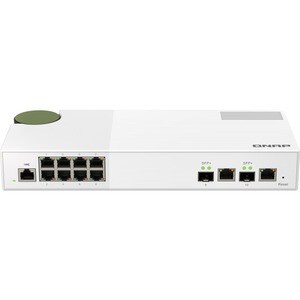 QNAP QSW QSW-M2108-2C 10 Ports Manageable Ethernet Switch - 2 Layer Supported - Modular - 12.17 W Power Consumption - Opti
