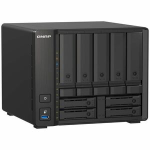 QNAP TS-H973AX-8G-US SAN/NAS Storage System - AMD Ryzen V1500B Quad-core (4 Core) 2.20 GHz - 9 x HDD Supported - 0 x HDD I