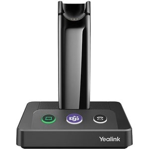 Yealink WH63 Teams Earset - Mono - Wireless - DECT CAT-iq - 394 ft - 32 Ohm - 20 Hz - 10 kHz - Over-the-head, Earbud, Behi