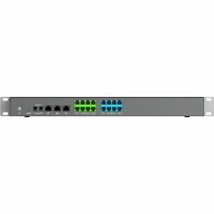Grandstream UCM6308 VoIP Gateway - 3 x RJ-45 - 8 x FXS - 8 x FXO - USB - PoE Ports - Gigabit Ethernet - GSM - Rack-mountab