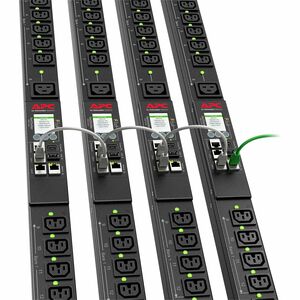 APC by Schneider Electric Rack PDU 9000 Switched, ZeroU, 20A, 208V, (21) C13/C15 & (3) C19/C21, L620 Cord - Switched - IEC