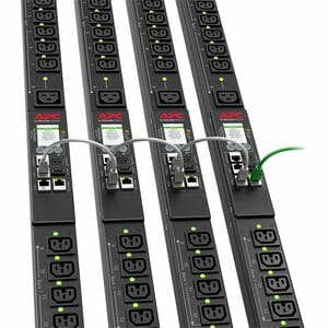 APC Rack PDU, 9000 switched, 0U, 8.6kW, 208V, 21 C13 and C15, 3 C19 and C21 sockets - Switched - NEMA L21-30P - 3 x IEC 60