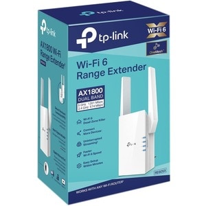 TP-Link RE605X 802.11ax 1,76 Gbit/s Drahtloser Range-Extender - 2,40 GHz, 5 GHz - 2 x Externe Antenne(n) - MIMO-Technologi