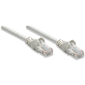 Network Patch Cable, Cat6, 1m, Grey, CCA, U/UTP, PVC, RJ45, Gold Plated Contacts, Snagless, Booted, Lifetime Warranty, Pol