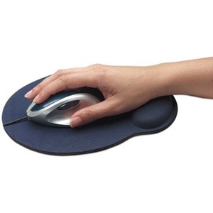 Wrist Gel Support Pad and Mouse Mat, Blue, 241 × 203 × 40 mm, non slip base, Lifetime Warranty - Wrist-Rest Gel Mouse Mat/