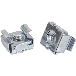 Cage Nut Set (20 Pack), M6 Nuts, Bolts and Washers, Suitable for Network Cabinets/Server Racks, Plastic Storage Jar, Lifet