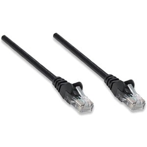 Network Patch Cable, Cat5e, 2m, Black, CCA, U/UTP, PVC, RJ45, Gold Plated Contacts, Snagless, Booted, Lifetime Warranty - 