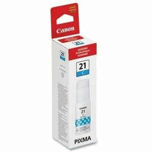 Canon GI-21 Cyan Ink Tank - Inkjet - Cyan - 70 mL - 1 Pack