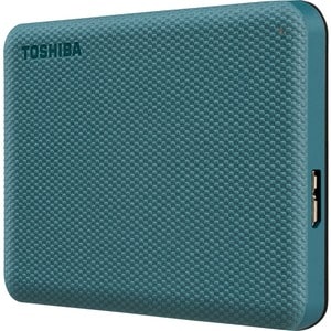 Toshiba Canvio Advance HDTCA10EG3AA 1 TB Portable Hard Drive - 2.5" External - Green - MAC Device Supported - USB 3.2 (Gen