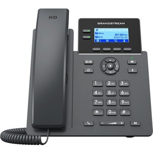 Grandstream GRP2602P IP Phone - Corded - Corded - Wall Mountable, Desktop - 2 x Total Line - VoIP - 2 x Network (RJ-45) - 