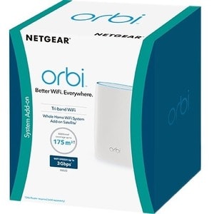 Netgear Orbi RBS350 Wi-Fi 6 IEEE 802.11ax Ethernet Wireless Router - 2.40 GHz ISM Band - 5 GHz UNII Band - 2 x Antenna(2 x