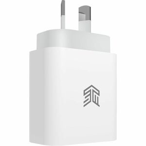 STM Goods 20W USB-C Power Adapter (AUNZ plug) - white - 20 W - New Zealand - White