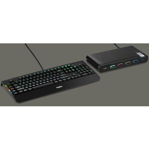 Belkin Secure F1DN104KVM-UNN4 KVM Switchbox - TAA Compliant - 4 Computer(s) - 1 Local User(s) - 3840 x 2160 - 4 x PS/2 Por