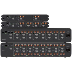 Belkin Secure F1DN116KVM-UN-4 KVM Switchbox - TAA Compliant - 16 Computer(s) - 1 Local User(s) - 3840 x 2160 - 16 x PS/2 P