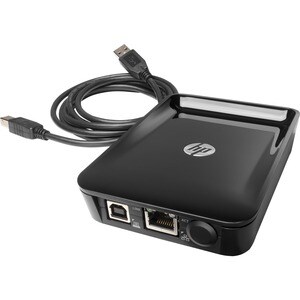 HP Jetdirect LAN Accessory - 1 x USB - 1 x Network (RJ-45) - Ethernet - External