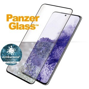 PanzerGlass Glass Screen Protector - Transparent, Black - For LCD Smartphone - Scratch Resistant, Fingerprint Resistant