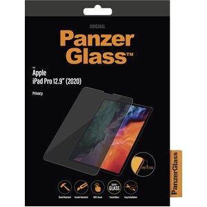 PanzerGlass Original Tempered Glass, Silicone Privacy Screen Protector - Crystal Clear - For 32.8 cm (12.9") LCD iPad Pro 