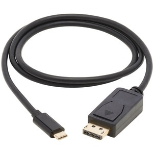 Eaton Tripp Lite Series USB-C to DisplayPort Bi-Directional Active Adapter Cable (M/M), 4K 60 Hz, HDR, Locking DP Connecto