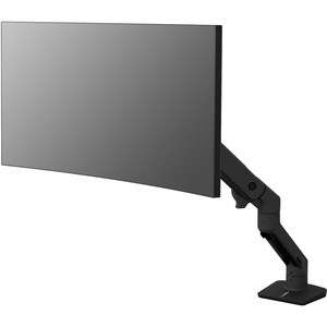 Ergotron Desk Mount for Monitor, Curved Screen Display - Matte Black - 1 Display(s) Supported - 124.5 cm (49") Screen Supp