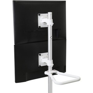 Ergotron Cart Mount for Tablet, Monitor, Camera - White - 61 cm (24") Screen Support - 5.90 kg Load Capacity