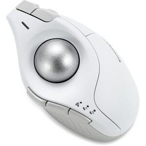 Kensington Pro Fit Ergo Trackball - Wireless - White - 9 Button(s)