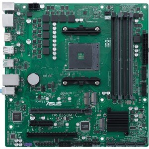 Asus PRO B550M-C/CSM Desktop Motherboard - AMD B550 Chipset - Socket AM4 - Micro ATX - 128 GB DDR4 SDRAM Maximum RAM - DIM