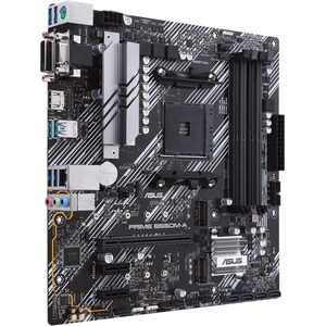 Asus Prime B550M-A/CSM Desktop Motherboard - AMD B550 Chipset - Socket AM4 - Micro ATX - 128 GB DDR4 SDRAM Maximum RAM - D