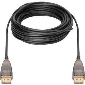 Digitus 30 m Hybrid-Glasfaserkabel AV-Kabel für Audio-/Video-Gerät, Spielkonsole, Notebook, Blu-ray-Player, Projektor, Mon