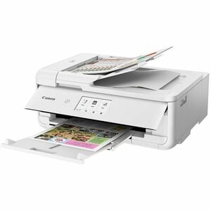 Canon PIXMA TS9565 Wireless Inkjet Multifunction Printer - Colour - White - Copier/Printer/Scanner - 4800 x 1200 dpi Print