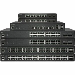 SonicWall SWS12-8 Ethernet Switch - 8 Ports - Manageable - Gigabit Ethernet - 1000Base-T, 1000Base-X - 2 Layer Supported -