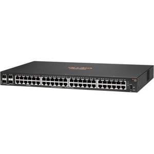 HPE 6100 48G 4SFP+ Switch - 48 Ports - Manageable - Gigabit Ethernet, 10 Gigabit Ethernet - 10/100/1000Base-T, 10GBase-X -