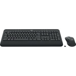 Logitech MK545 Keyboard & Mouse - QWERTY - English (US) - USB Wireless Bluetooth - Keyboard/Keypad Color: Black - USB Wire