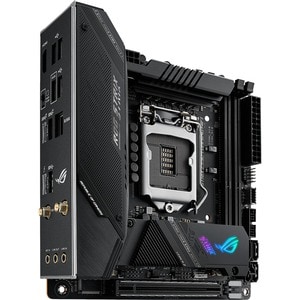 Asus ROG Strix Z590-I GAMING WIFI Desktop Motherboard - Intel Z590 Chipset - Socket LGA-1200 - Intel Optane Memory Ready -