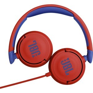 JBL Jr310 Wired Over-the-head Stereo Headset - Red, Blue - Binaural - Circumaural - 32 Ohm - 20 Hz to 20 kHz - Mini-phone 