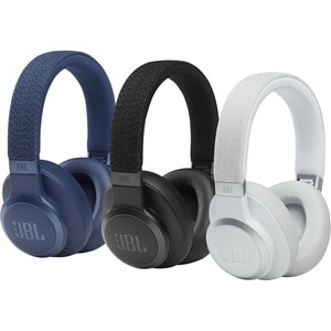 JBL LIVE 660NC Wireless Over-the-head Stereo Headset - Blue - Binaural - Circumaural - Bluetooth - Noise Canceling